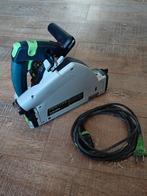 Festool TS 55 REBQ invalzaag met snoer, Gebruikt, Invalzaag, Ophalen of Verzenden, 30 tot 70 mm
