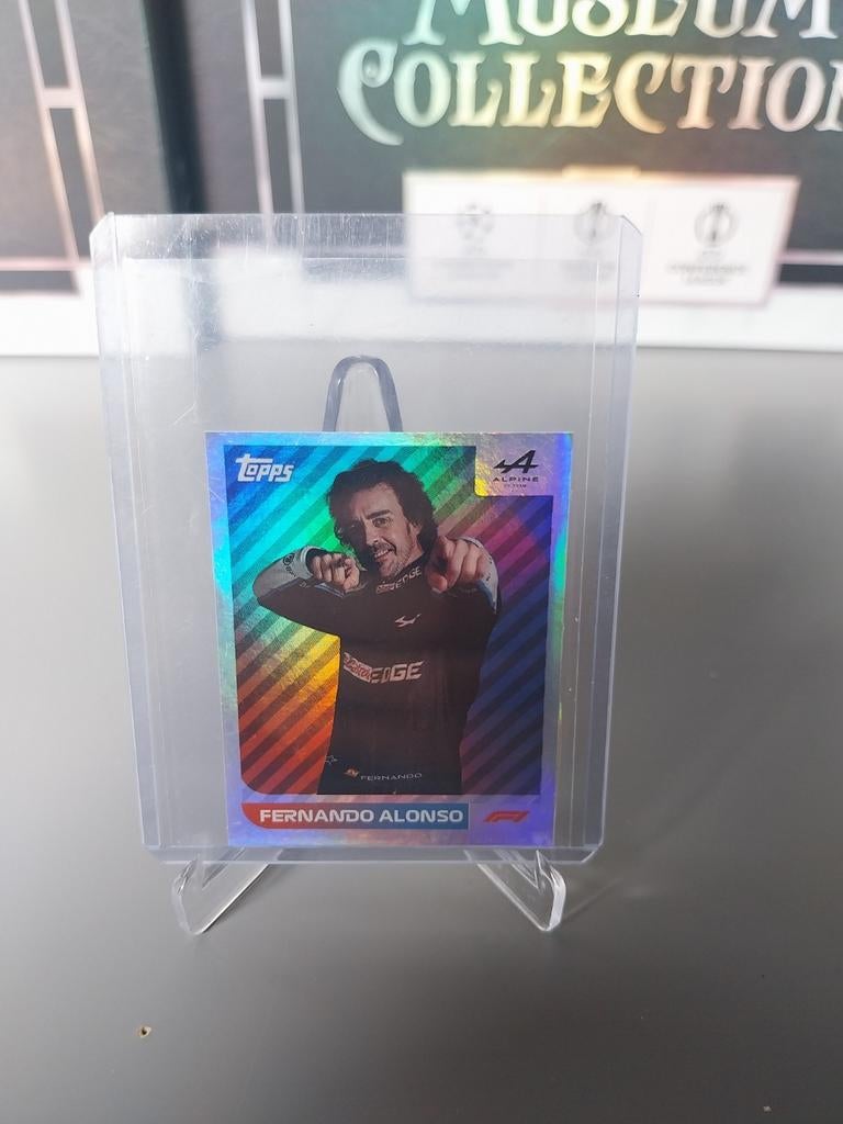 LE6 Fernando Alonso Topps F1 2021 sticker, Ophalen of Verzenden, Zo goed als nieuw, Plaatje