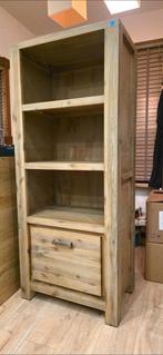 Antraciet Salzburg kastje, Ophalen, Met plank(en), Modern met licht, 50 tot 100 cm