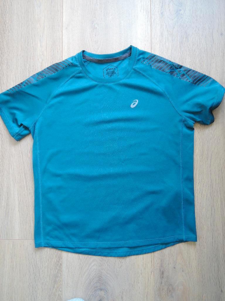 Vrijwel nieuw sport shirt Asics, Kleding | Dames, Sportkleding, Blauw, Ophalen of Verzenden, Zo goed als nieuw, Hardlopen of Fietsen