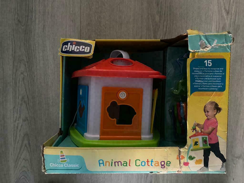 Chicco speelhuisje Animal Cottage 23 cm 16-delig nieuw, Ophalen of Verzenden, Nieuw, Jongen of Meisje
