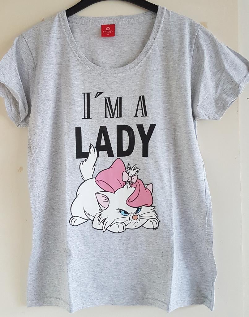 Grijs Disney / Marie dames t-shirt maat XL *NIEUW*, Maat 46/48 (XL) of groter, Nieuw, Ophalen of Verzenden, Korte mouw