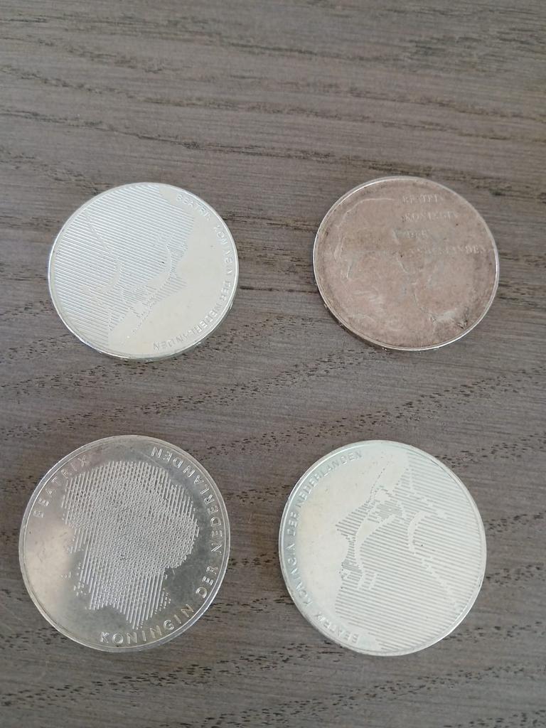 Beatrix herdenkingsmunten - 50 gulden, Setje, Koningin Beatrix, Zilver, Ophalen of Verzenden