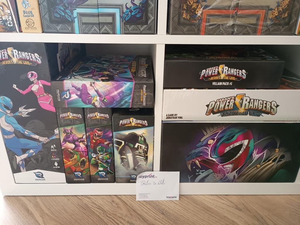Power Rangers Heroes of the grid, Hobby en Vrije tijd, Gezelschapsspellen | Bordspellen, Vijf spelers of meer, Ophalen of Verzenden