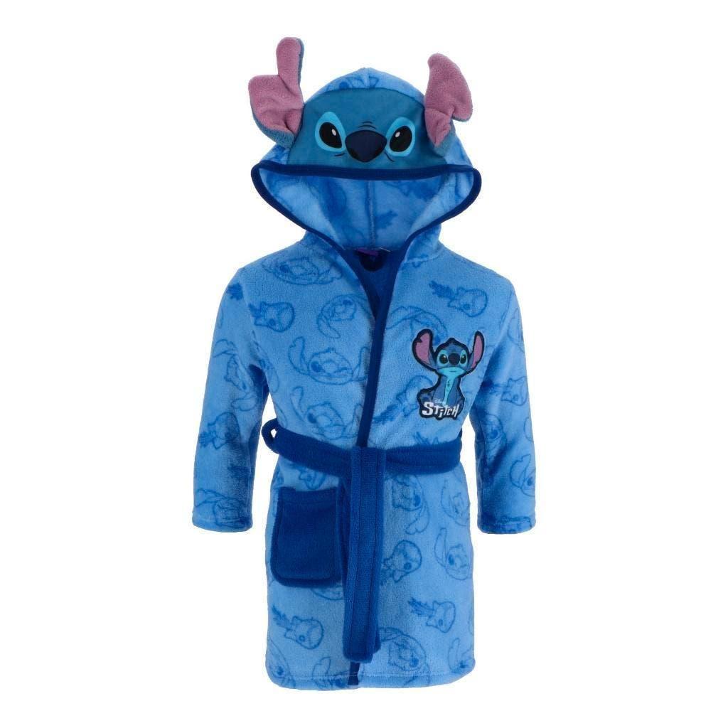 Stitch Badjas Blauw - Disney - 92/98-98/104-110/116-122/128, Nacht- of Onderkleding, Stitch, Jongen of Meisje, Nieuw