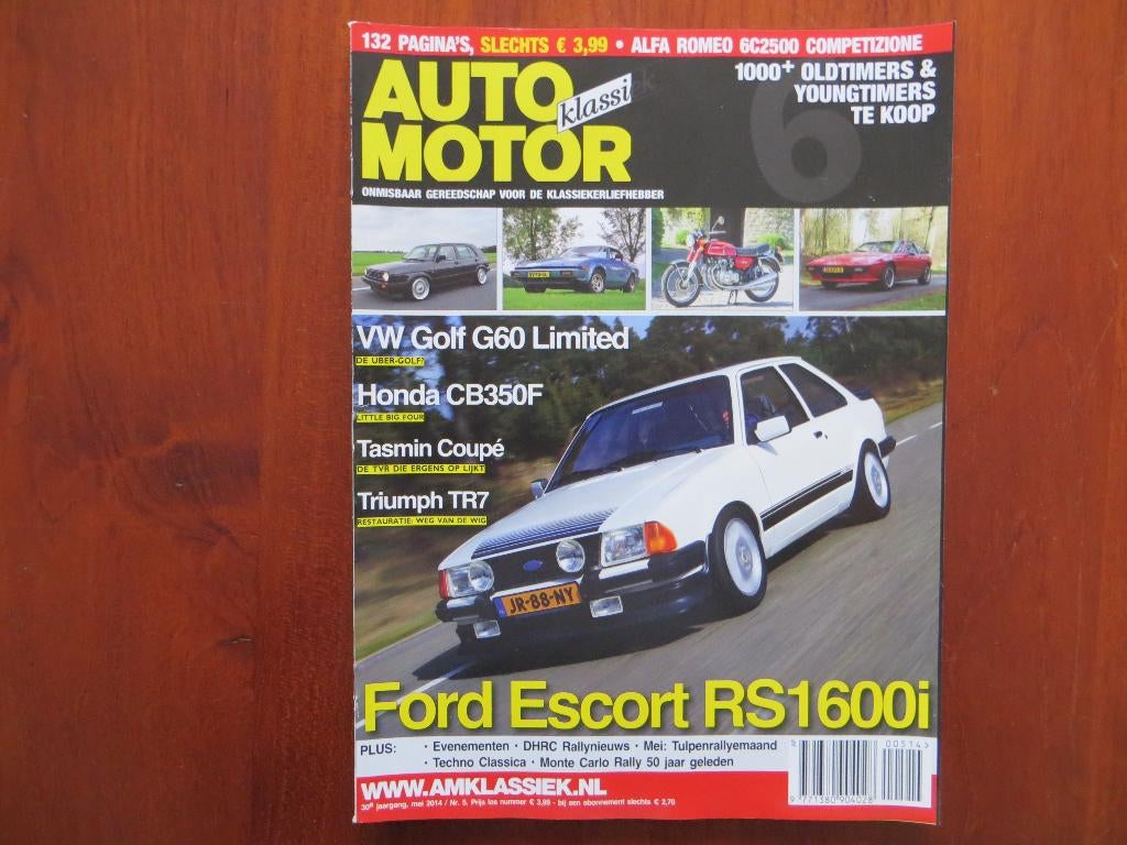 Auto Motor Klassiek 6 2014 Ford Escort RS 1600i, TVR Tasmin, Ophalen of Verzenden, Nieuw, Ford