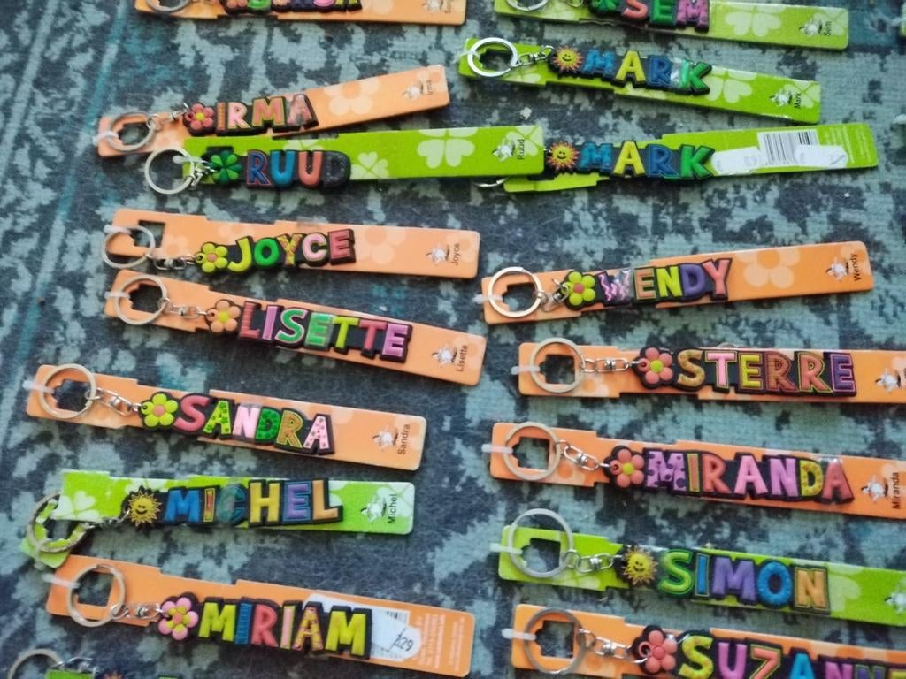 Partij sleutelhangers, Ophalen