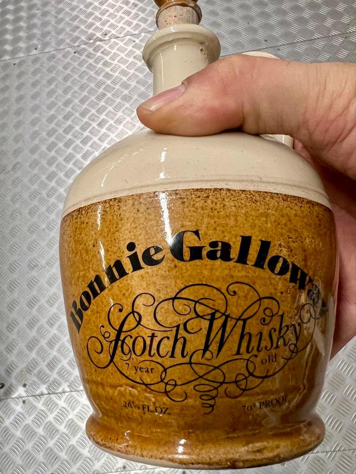 Oude Bonny Galloway Whisky Kruik, Verzamelen, Merken en Reclamevoorwerpen, Ophalen of Verzenden
