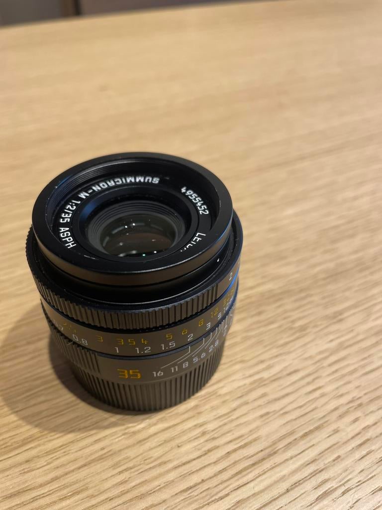 Leica Summicron 35mm ASPH. V2 (11673), Ophalen of Verzenden, Zo goed als nieuw, Groothoeklens