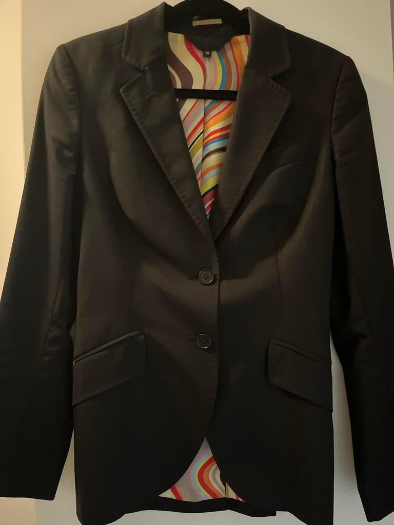 Paul Smith Zwart colbert dames I 38/ 34, Zwart, Ophalen of Verzenden, Zo goed als nieuw, Jasje
