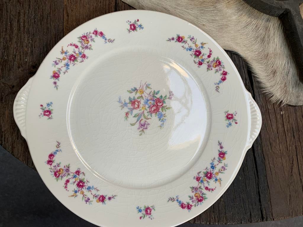 Taart schaal Regout, Ophalen of Verzenden