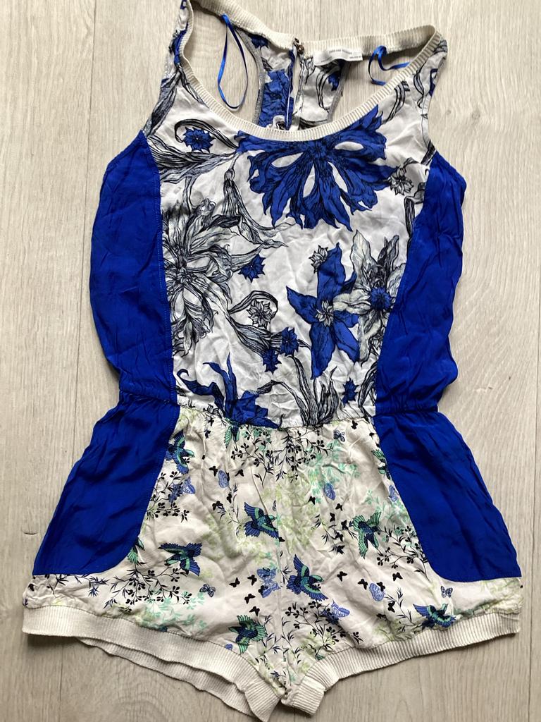 Jumpsuit / Playsuit blauw ZARA maat M, Kleding | Dames, Jumpsuits, Zo goed als nieuw, Maat 38/40 (M), Blauw, Ophalen of Verzenden
