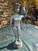 Bronzen beeld Naakte vrouw met kruik 55 cm, Ophalen of Verzenden