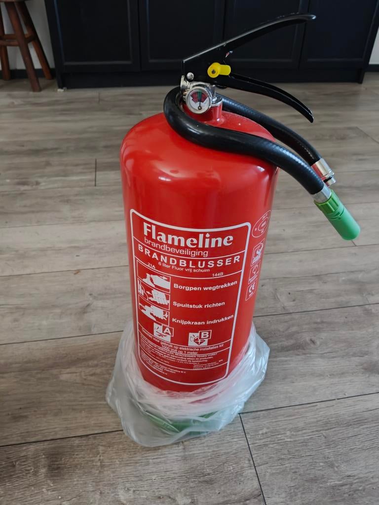 Flameline 10kg brandblusser - Nieuw in doos, Ophalen of Verzenden, Nieuw