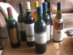 Zeven verschillende oude flessen wijn., Verzamelen, Overige gebieden, Nieuw, Ophalen of Verzenden, Rode wijn