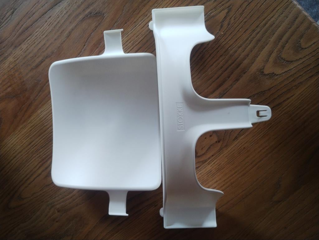 Stokke babyset wit, Ophalen of Verzenden, Zo goed als nieuw, Meegroeistoel