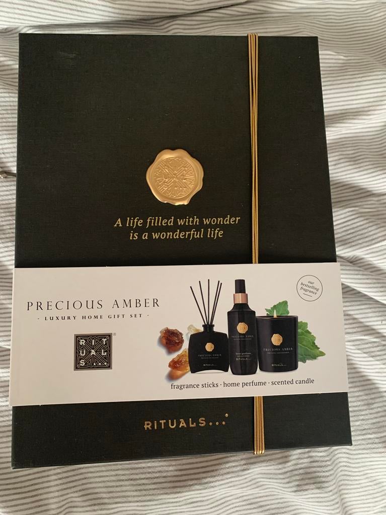 Rituals Giftset Precious Amber - Luxe Home Gift Set, Zwart, Nieuw, Ophalen of Verzenden, Modern