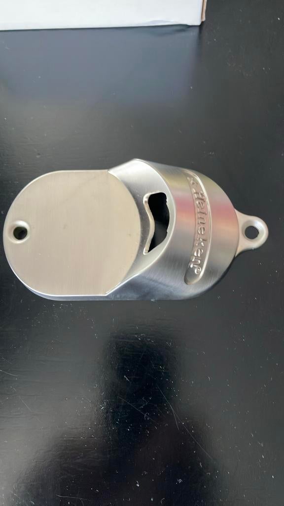 Heineken Flessenopener Wandmodel Zilver, Verzamelen, Biermerken, Ophalen of Verzenden, Nieuw, Heineken