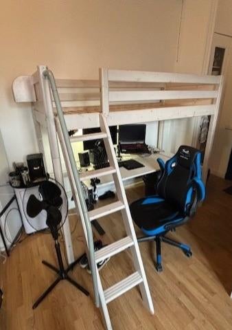 hoogslaper, Huis en Inrichting, Slaapkamer | Stapelbedden en Hoogslapers, Ophalen, Hoogslaper, Eenpersoons, 210 cm