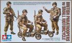 Tamiya 1:35 #35337 WWII British Paratroopers w/ Motorcycles, Ophalen of Verzenden, Nieuw, 1:35 tot 1:50, Figuur of Figuren