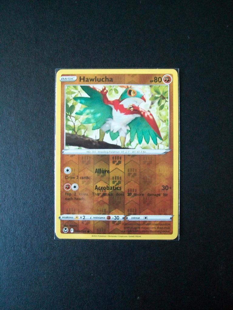 8952: Nieuwe Pokemon Kaart holofoil HAWLUCHA HP 80 (098/195), Verzenden, Nieuw, Losse kaart, Foil