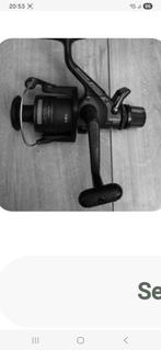 Karper hengel 9ft daiwa black widow +shimano 5010, Ophalen of Verzenden, Zo goed als nieuw, Molen