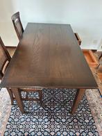 Eetkamertafel hout, Ophalen, Gebruikt, 50 tot 100 cm, 150 tot 200 cm