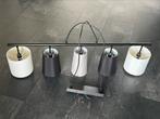 Titel: Moderne hanglamp met 5 kappen – E14 fittingen, Ophalen, Zo goed als nieuw, Metaal, 75 cm of meer