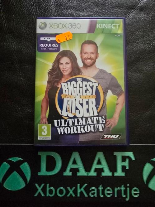 Kinect the biggest loser ultimate workout - xbox 360, Spelcomputers en Games, Games | Xbox 360, Zo goed als nieuw, Avontuur en Actie