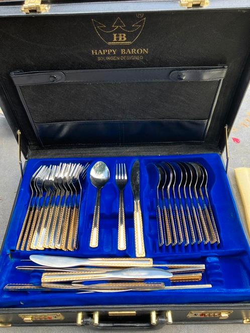 Vintage Bestek Happy Baron Solingen, Antiek en Kunst, Antiek | Bestek, Ophalen