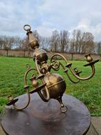 Prachtige Messing kroonluchter - Oud Hollands., Ophalen of Verzenden, Gebruikt, Metaal