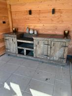 Buiten keuken steigerhout, Tuin en Terras, Buitenkeukens, Ophalen, Zo goed als nieuw, Houtskool