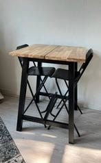 Hoge ikea tafel + stoelen, Huis en Inrichting, Tafels | Eettafels, Ophalen, Gebruikt, 100 tot 150 cm, 50 tot 100 cm