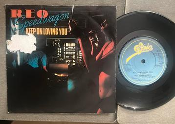 REO Speedwagon - Keep on loving you 7” UK 1980 beschikbaar voor biedingen