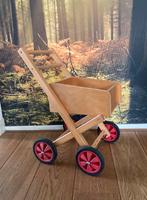 ADO Ko Verzuu vintage kinderwagen-hout ‘70 Dutch design, Kinderen en Baby's, Speelgoed | Houten speelgoed, Gebruikt, Ophalen of Verzenden