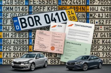 Taxatierapport - BPM aangifte - Schaderapport - RDW aanmelde beschikbaar voor biedingen