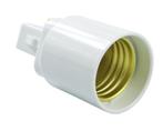 G24 naar E27 base adapter, Ophalen of Verzenden, Nieuw, E27 (groot), Led-lamp