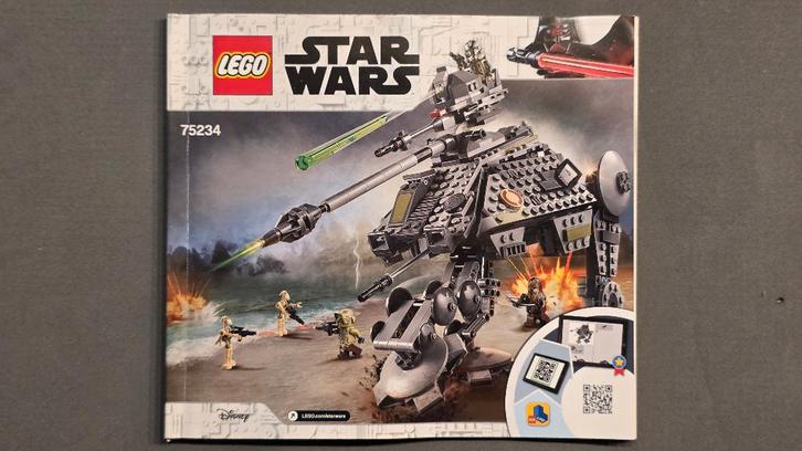 Lego Star Wars 75234 AT-AP Walker, Kinderen en Baby's, Speelgoed | Duplo en Lego, Gebruikt, Lego, Complete set, Ophalen of Verzenden