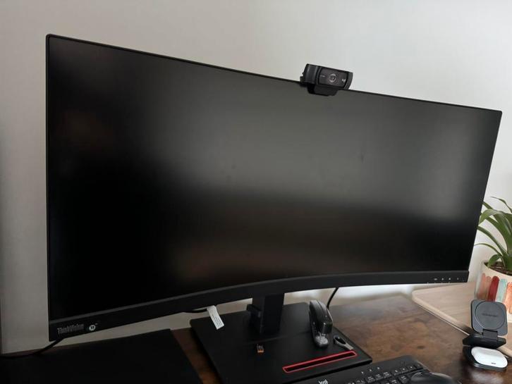 New Lenovo ThinkVision T34w-20, Computers en Software, Monitoren, Nieuw, 60 Hz of minder, IPS, Ultra HD (4K), Ophalen