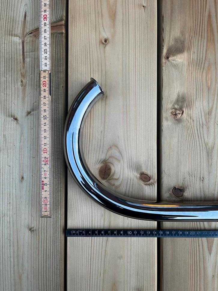 ILO FM uitlaatbocht nieuw gemaakt + verchroomd, Motoren, Onderdelen | Oldtimers, Nieuw, Ophalen of Verzenden