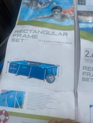 Intex Rechthoekig Zwembad - 2.60m x 1.60m beschikbaar voor biedingen