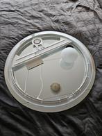 Spiegel met verlichting, Huis en Inrichting, Lampen | Plafondlampen, Ophalen, Zo goed als nieuw, Glas, Modern