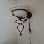Retro wandlamp, Huis en Inrichting, Lampen | Wandlampen, Ophalen of Verzenden, Zo goed als nieuw, Metaal, Retro