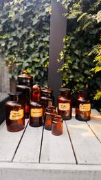 Antiek glazen apothekerspotten en flesjes, Verzamelen, Glas en Borrelglaasjes, Ophalen of Verzenden, Gebruikt, Overige typen