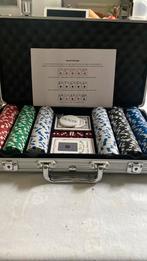 Compleet pokerset in stevige draagkoffer met slotjes, Ophalen of Verzenden, Nieuw