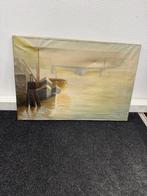 Schilderij van A. Croonen, 1973, Gebruikt, Oorspronkelijke maker, Ophalen of Verzenden, Schilderij