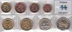 Finland serie 1 eurocent t/m 2 euro mix jaren UNC in mapje, Postzegels en Munten, Munten | Europa | Euromunten, Ophalen of Verzenden