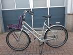 Gazelle Duty NL 28 inch, 3vers,59 cm zilver/paars, Versnellingen, Zo goed als nieuw, Gazelle, 56 cm of meer