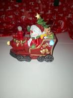 Leuke sneeuwpop in trein met verlichting, Ophalen of Verzenden, Zo goed als nieuw