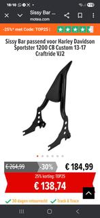 Sissy bar harley sportster 1200 motea, Ophalen of Verzenden